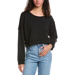 Katiejnyc Womens Kerry Off-Shoulder Top, Black